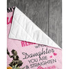 To My Daughter - From Dad - A327 - Premium Blanket