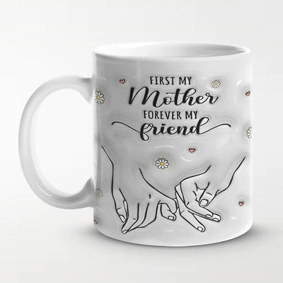 Family Inflated Effect Printed Mug - Gift For Mom, Daughter