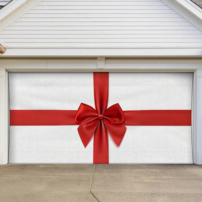 Christmas Gift Wrapped Garage Door Covers F585