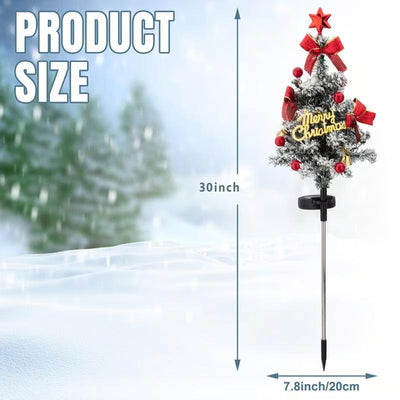 Solar Christmas Tree Stake Light