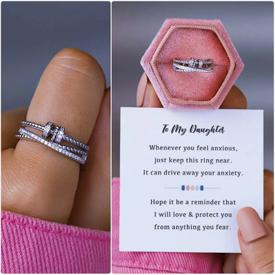 To My Daughter - Anxiety Release Ring