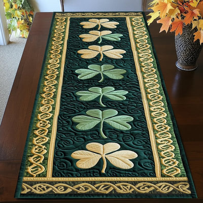 Irish Shamrock Table Runner