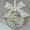 Christmas Ornaments Feather Ball - Angel In Heaven Memorial Ornament