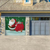 Christmas Snowflake Santa Garage Door Covers F582