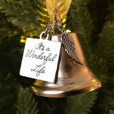 Christmas Ornaments Angel Wings Bell Memorial Christmas Gift