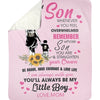 To My Son - From Mom - A327 - Premium Blanket