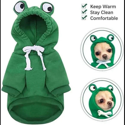 Cute Frog Pet Clothes