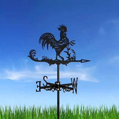 Rooster Stainless Steel Weathervane MW001