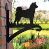 Akita Dog Metal Hanging Bracket Plant Stand PS031