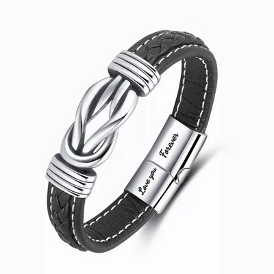 To My Man - "I Love You Forever and Always" Linked Bracelet