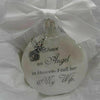 Christmas Ornaments Feather Ball - Angel In Heaven Memorial Ornament