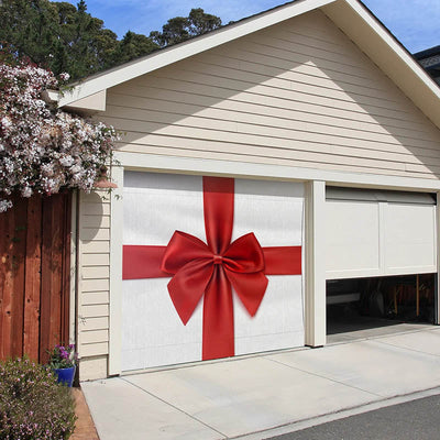 Christmas Gift Wrapped Garage Door Covers F585