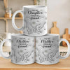 Family Inflated Effect Printed Mug - Gift For Mom, Daughter