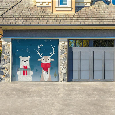 Christmas Critters Garage Door Covers F584