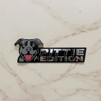 Dog Car Badge Laser Cutting Car Emblem