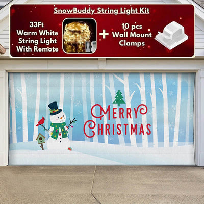 Christmas Snowman Christmas Garage Door Covers F587