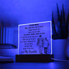 To My Wife - D346 -  LED Acrylic Plaque