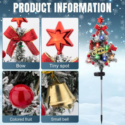 Solar Christmas Tree Stake Light