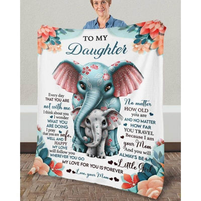 To My Daughter - From Mom - A335 - Premium Blanket