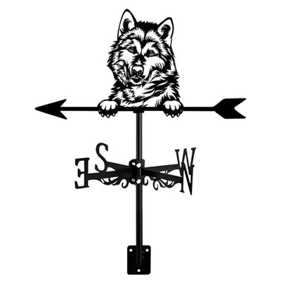 Alaskan Malamute Dog Stainless Steel Weathervane MW118