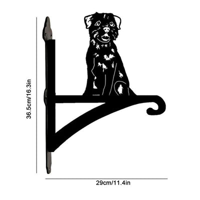 Border Terrier Metal Hanging Bracket Plant Stand PS144