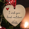 Christmas Heart Hanging Ornament