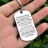 Mom To Daughter - Just Do Your Best - Inspirational Keychain