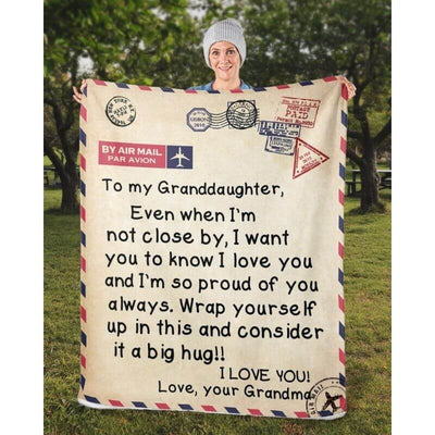 To My Granddaughter - From Grandma - A325 - Premium Blanket