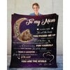 To My Mom - From Son - BearBlanket - A320 - Premium Blanket