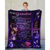 To My Grandma - From Grandson - Butterfly A315 - Premium Blanket