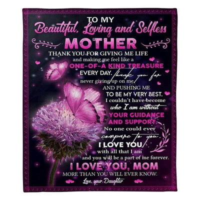 To My Mom - From Daughter  - A368 - Premium Blanket