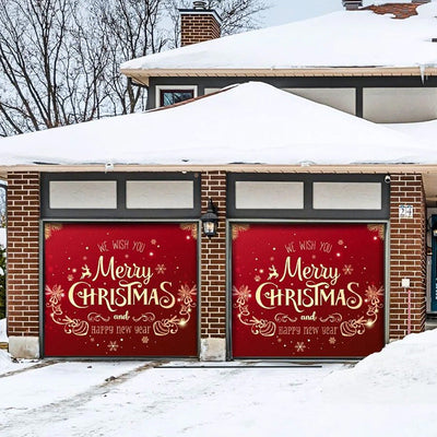 Merry Christmas Garage Door Covers CC002