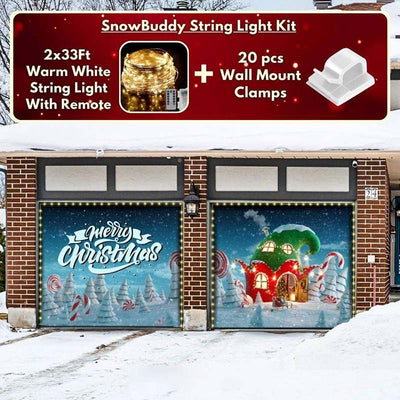 Christmas Wonderland Garage Door Covers CC003