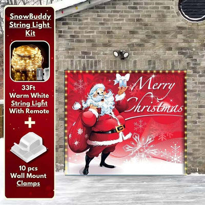 Santa Christmas Garage Door Covers CC010