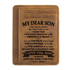 To My Dear Son - The Energy Of My Soul - Card Wallet