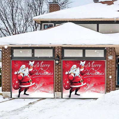 Santa Christmas Garage Door Covers CC010