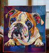 Cozy Bulldog Blanket - D292 - Premium Blanket