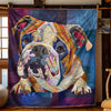 Cozy Bulldog Blanket - D292 - Premium Blanket