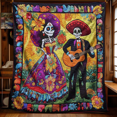 Dia De Los Muertos Blanket - D293 - Premium Blanket