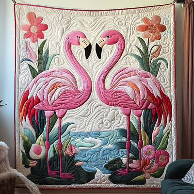 Flamingo Blanket - D299 - Premium Blanket