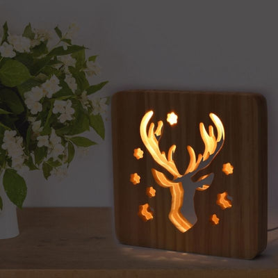 Elk Wooden Decorative Light