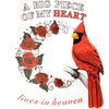 Cardinal Sticker - My Big Piece of Heart Decal