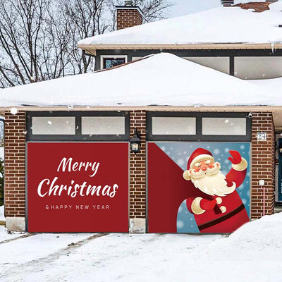 Christmas Santa's Toy Bag Garage Door Covers F581