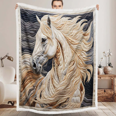 Horse Grace Blanket - H191 - Premium Blanket