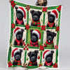 Scottish Terrier Christmas Blanket - H194 - Premium Blanket