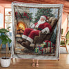 Fireside Dreams with Santa Blanket - H200 - Premium Blanket