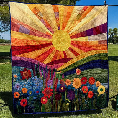 Blossoms in the Sun Blanket  - H207 - Premium Blanket