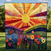 Blossoms in the Sun Blanket  - H207 - Premium Blanket