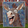 Laughing Donkey Blanket - H223 - Premium Blanket