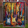 Guitar Sunshine - H228 - Premium Blanket